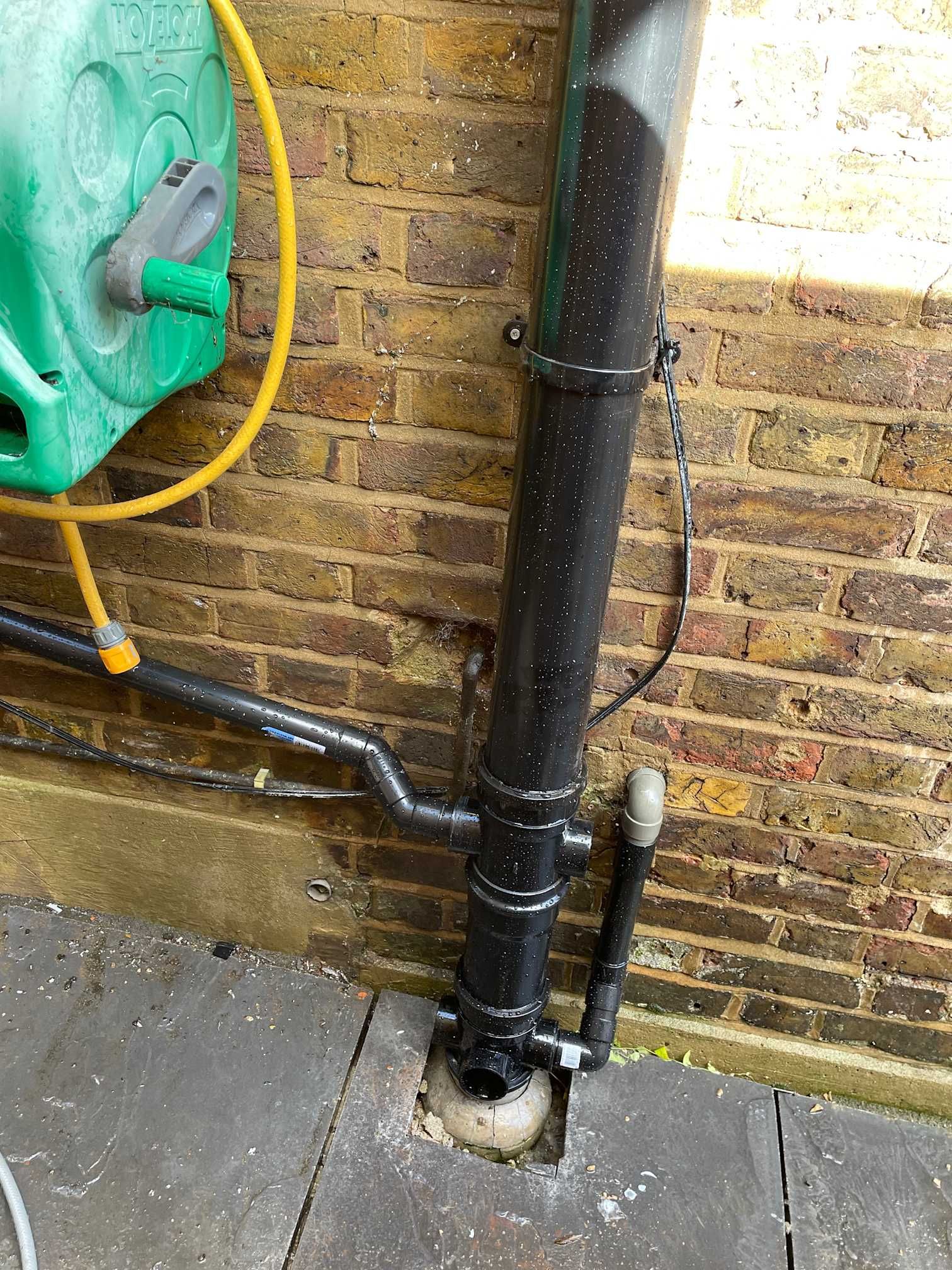 External soil pipe detail